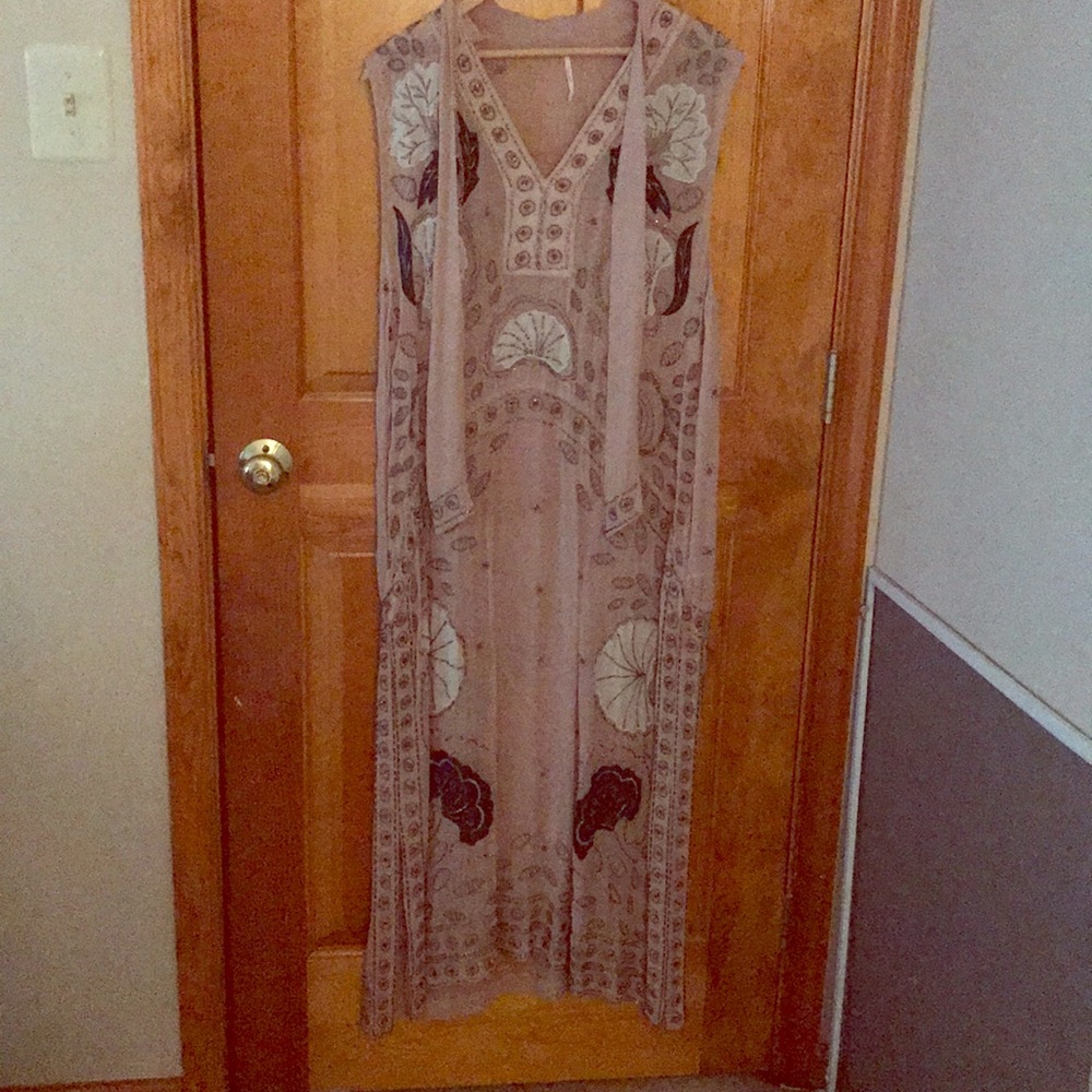Free people dreaded embroidered dress